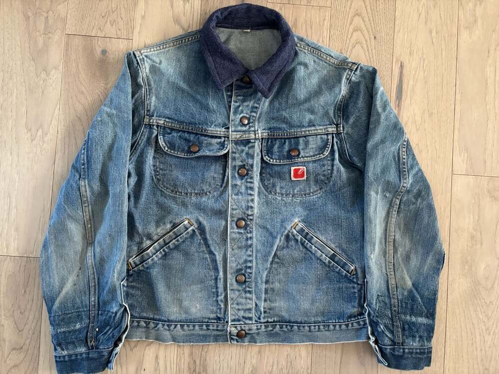 Vintage 70s GWG Denim Jacket Blue Workwear
